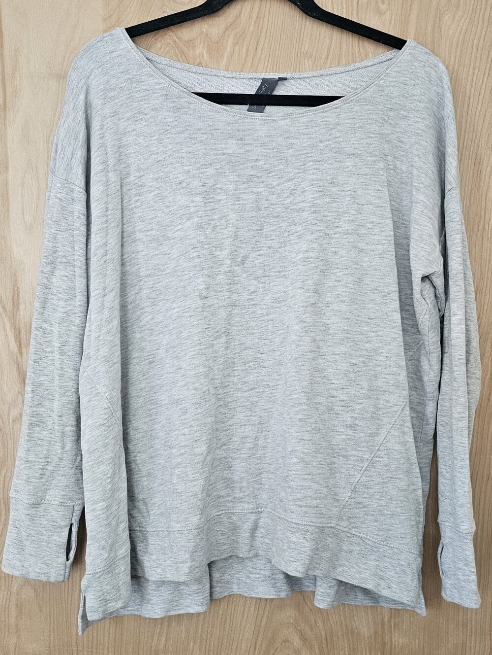 Sweaty Betty Wide Neck Oversized Pullover Sweatshirt, Size Medium